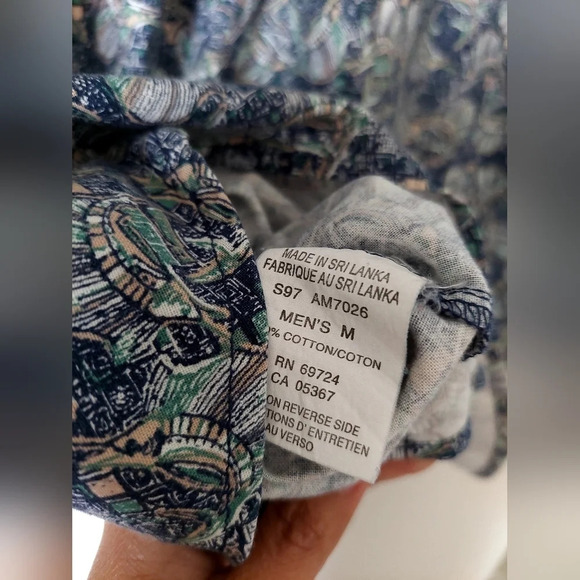 Men's Columbia Button Down Shirt  Fishing Outdoors Marlin Print Size M - Picture 5 of 5